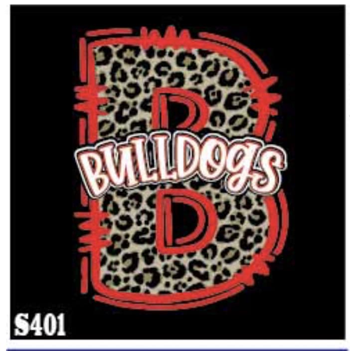 Bulldog School Spirit Shirt '23 Chocolate Tulip