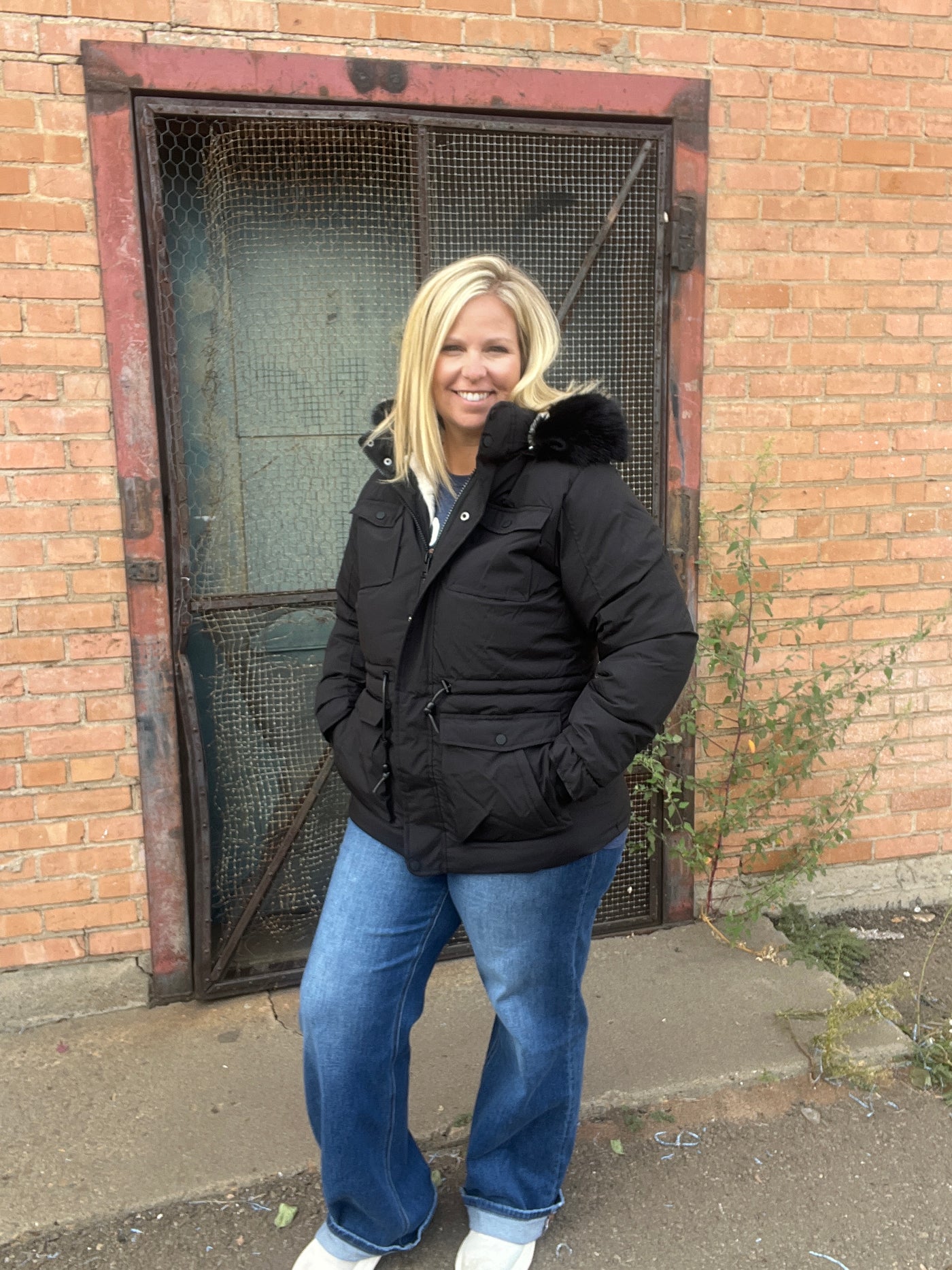 Shirley Black Heavy Coat
