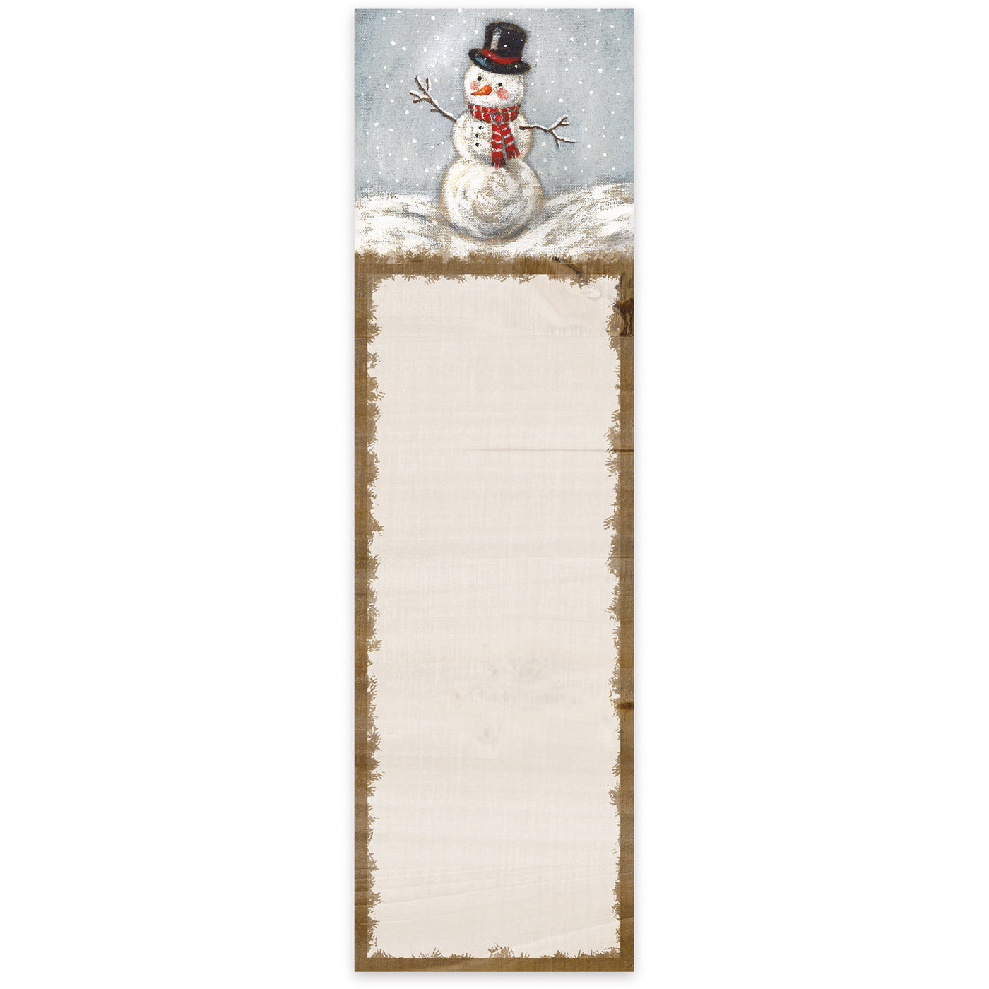 Snowman List Pad