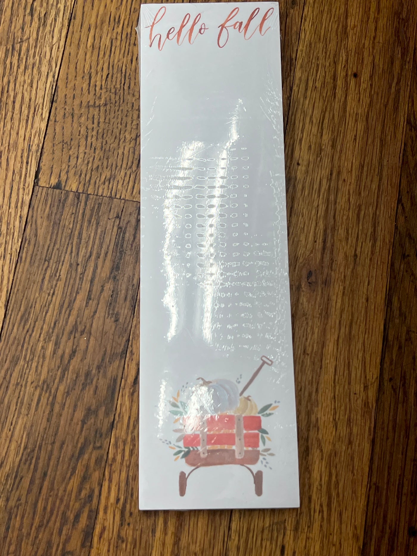 Hello Fall Note Pad