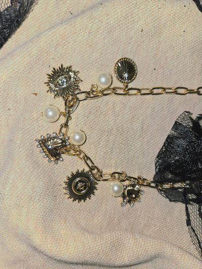 Charms and Pearls Necklace