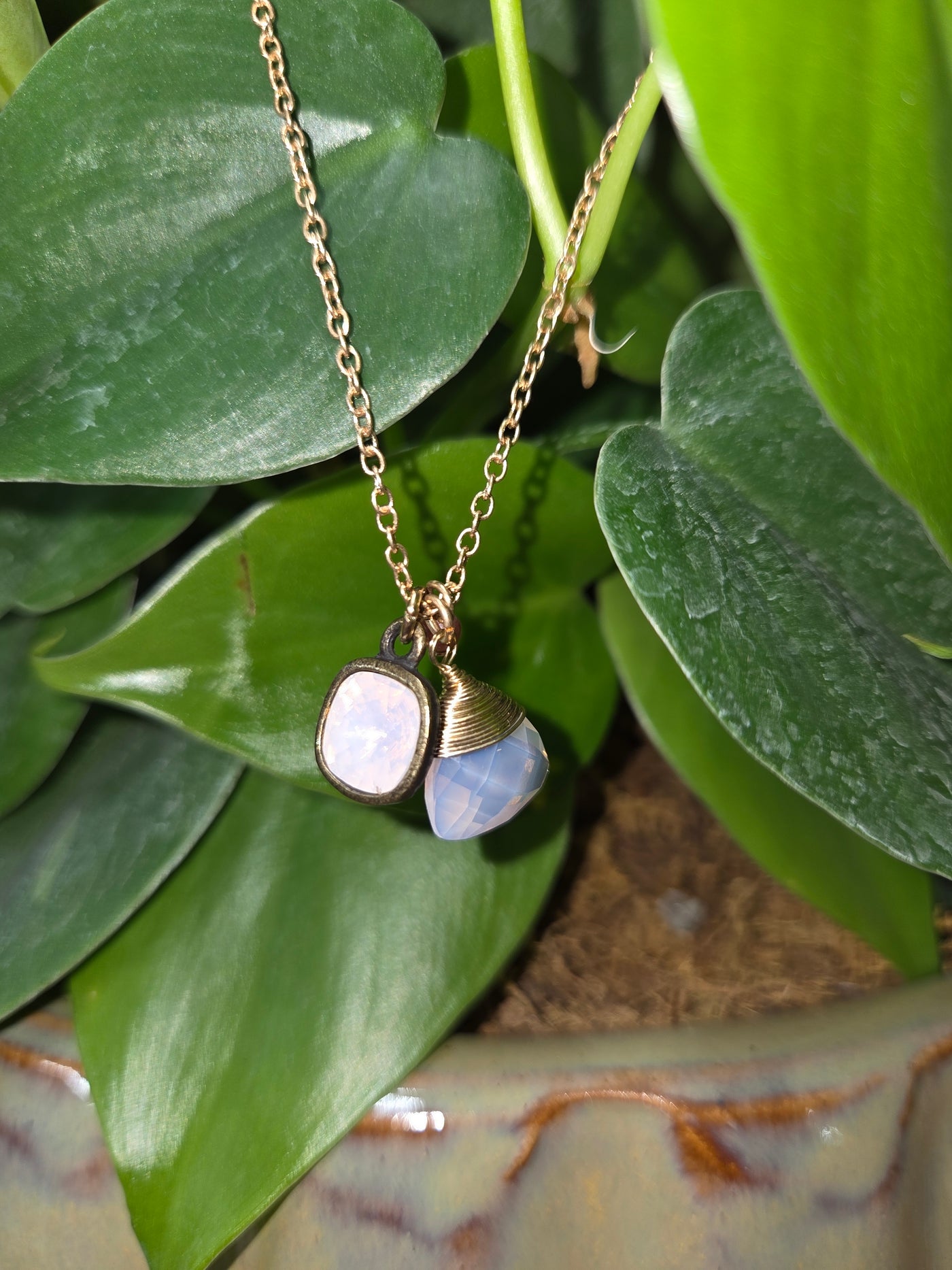 Pink Crystal Necklace
