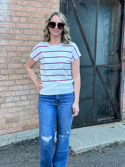 Fuchsia Power Stripes