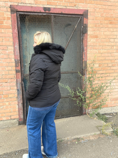 Shirley Black Heavy Coat