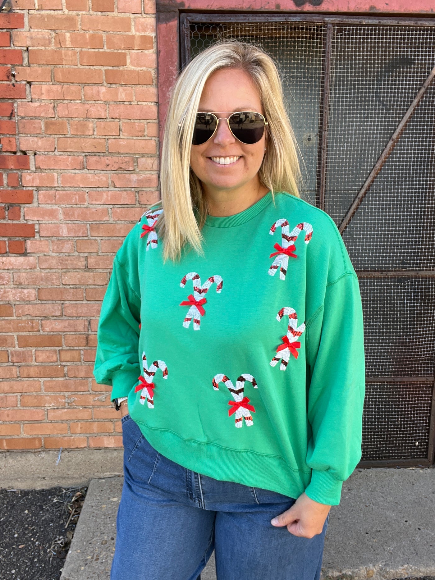Candy Cane Sweatshirt