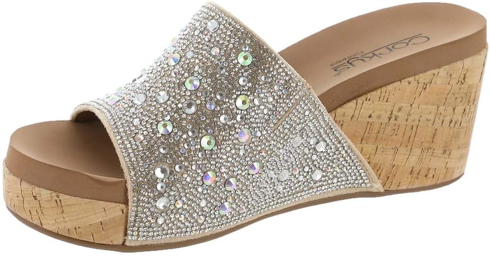 Sunlight Rhinestone Wedge by Corky's