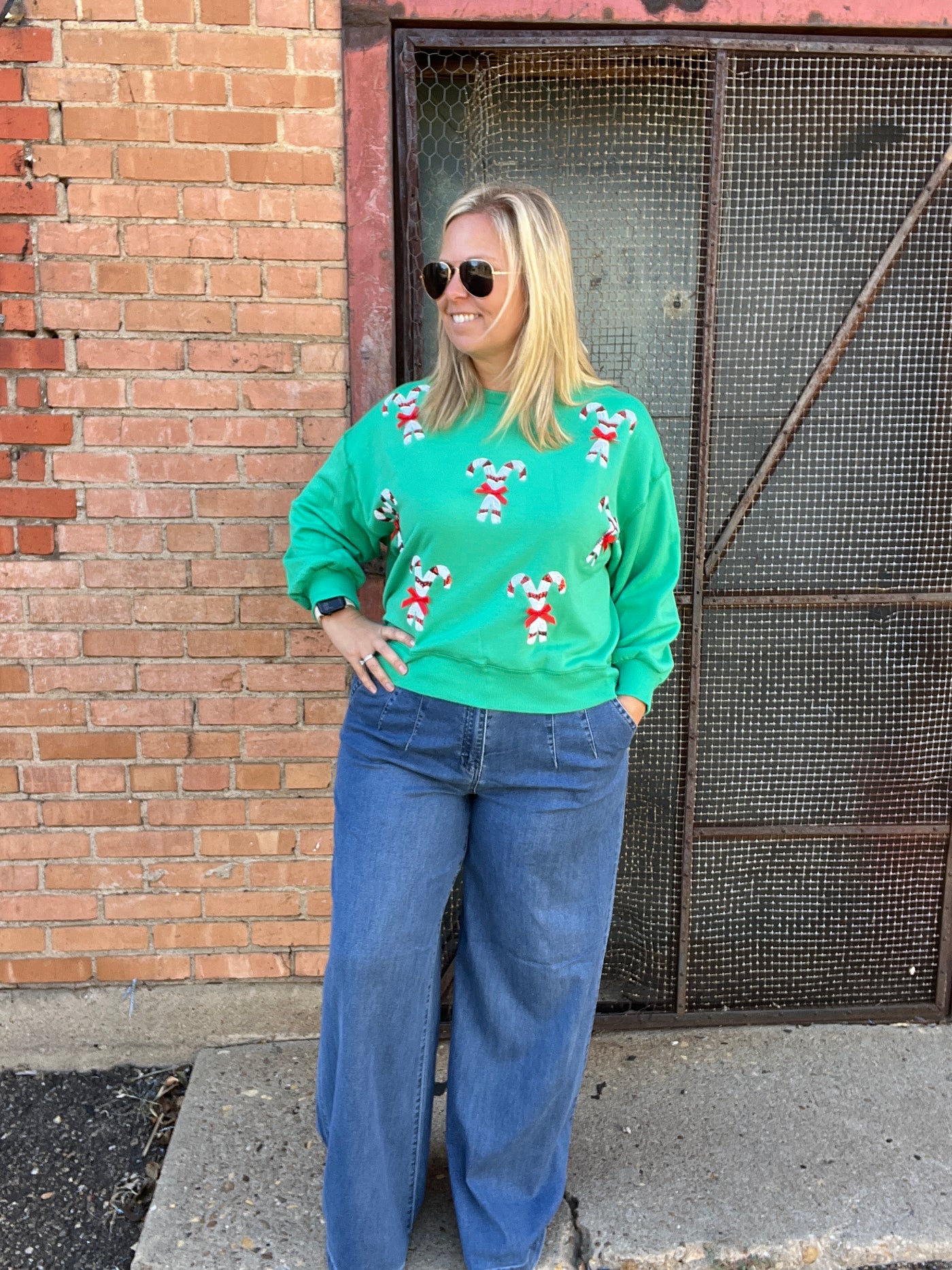 Candy Cane Sweatshirt