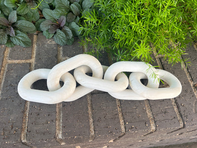 Wooden Chain Table Top Decor