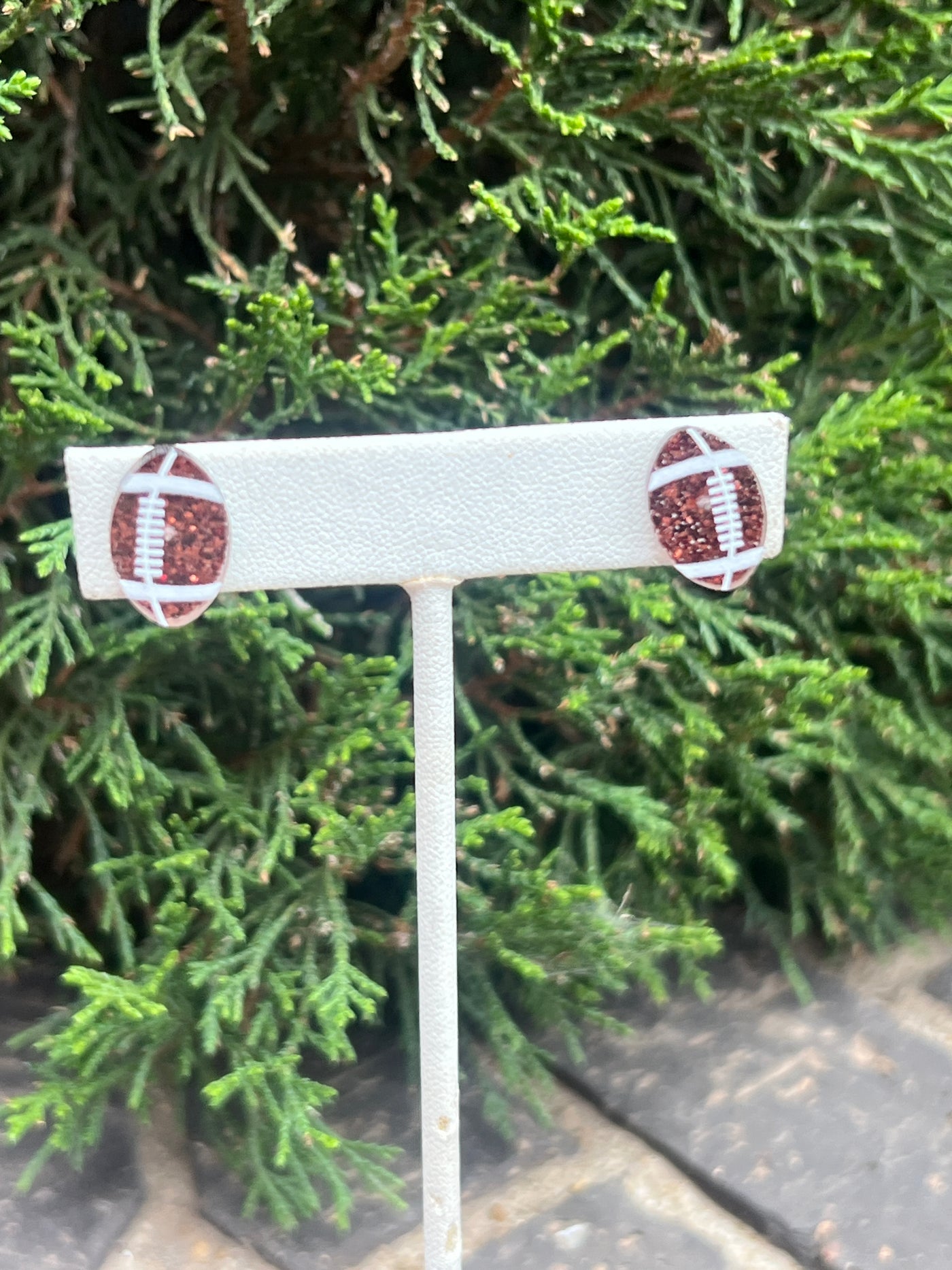 Football Stud Earring