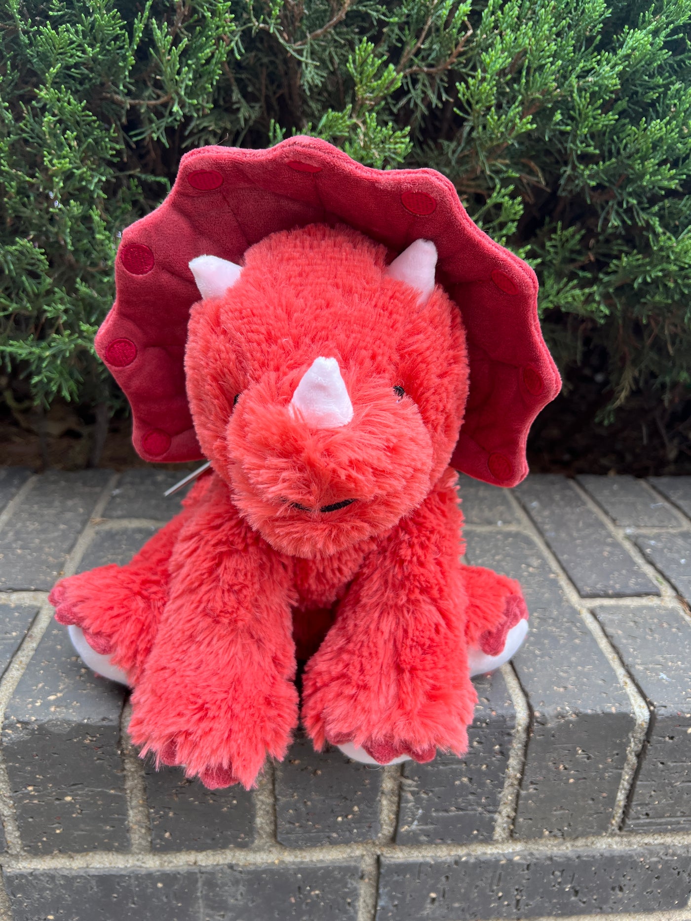 Warmie Red Triceratops