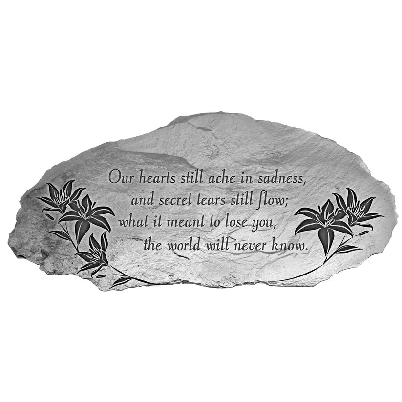 Hearts Still Ache Memorial Garden Stone