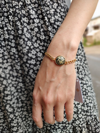 Gold Stone Bracelet