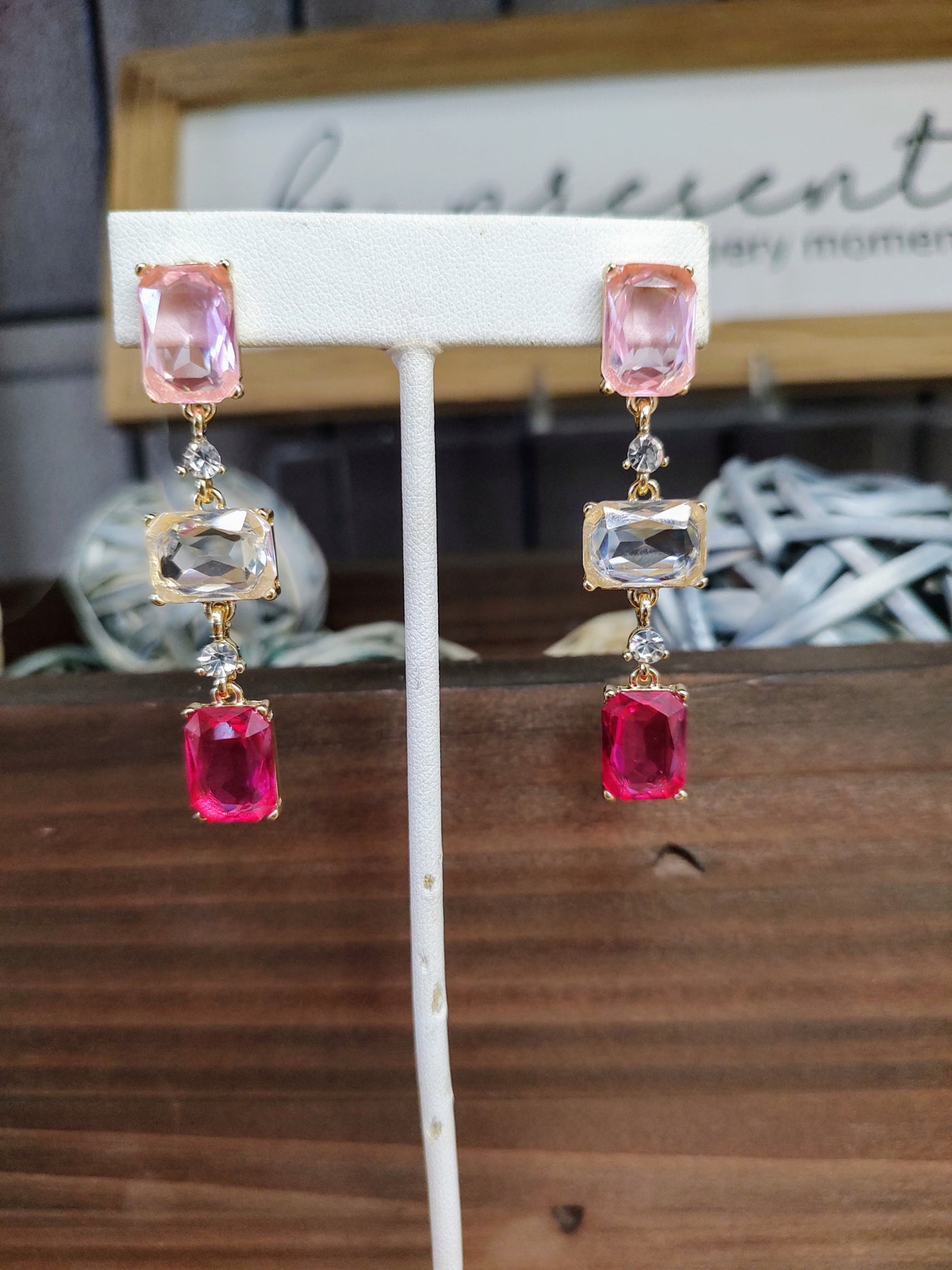 50 Shades of Pink Earrings