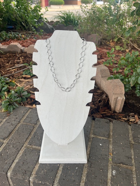 Abstract Link Chain Necklace