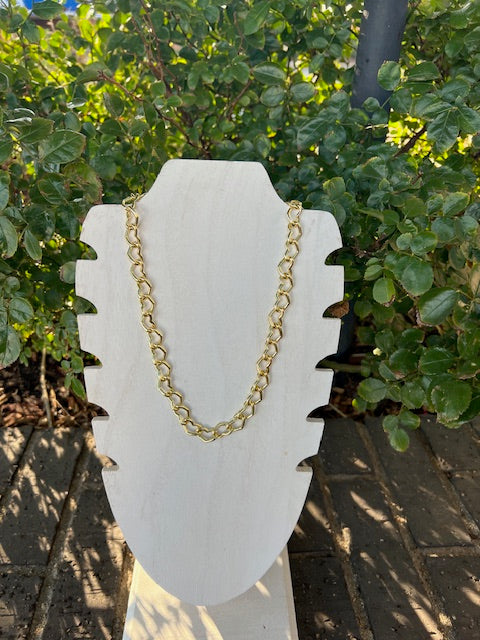 Heart Chunky Chain Necklace