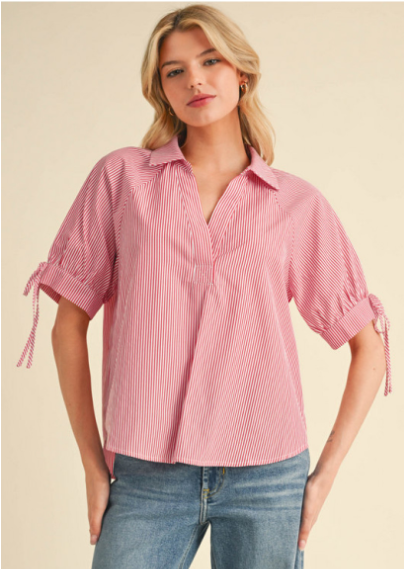 Candy Cane Summer Top