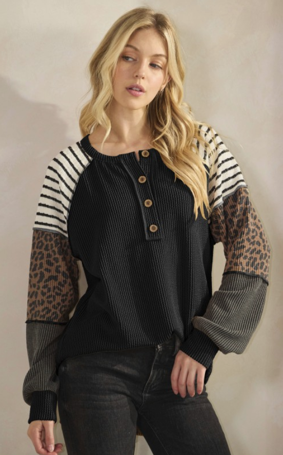 Urban Rib Top – Chocolate Tulip