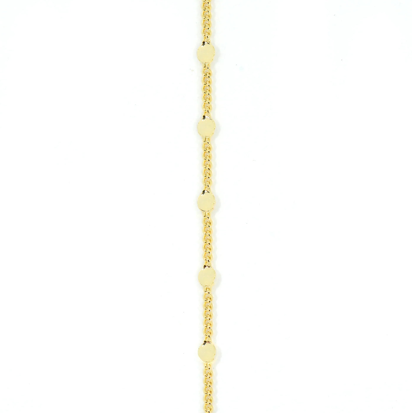 Gold Flat Palline Necklace