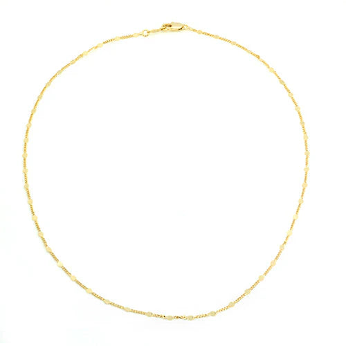 Gold Flat Palline Necklace