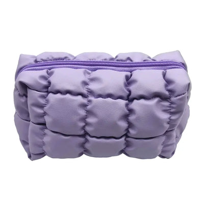 Quilted Puffy Cosmetic Bag