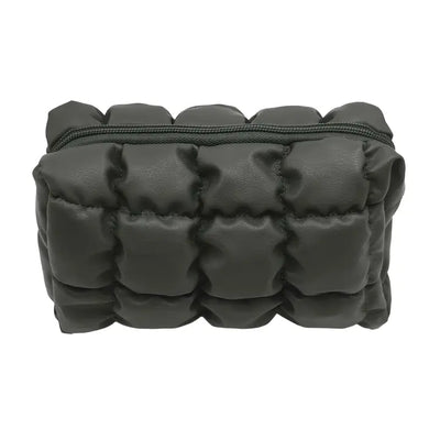 Quilted Puffy Cosmetic Bag