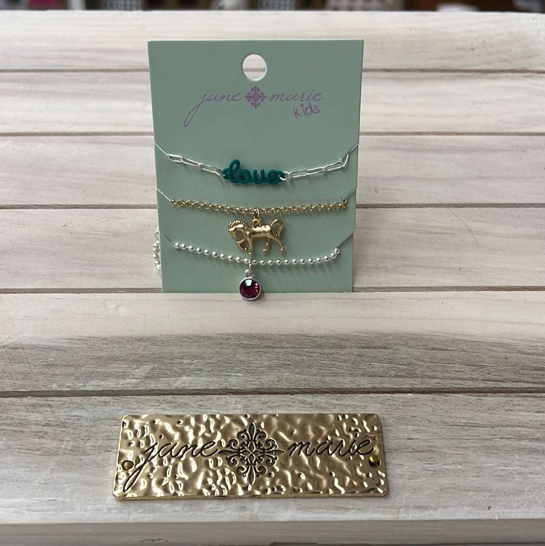 Kids necklaces (set of 3)