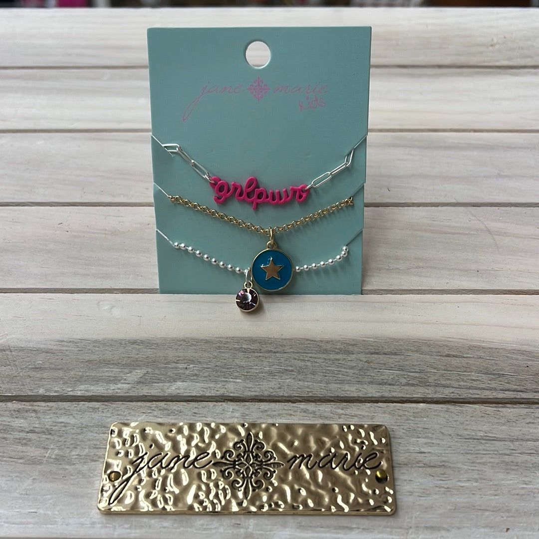 Kids necklaces (set of 3)