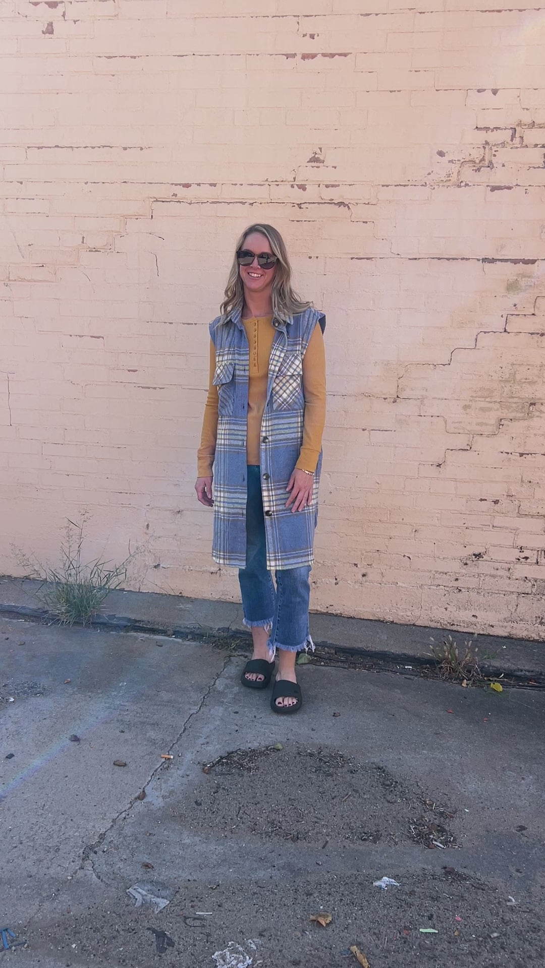 Jules Plaid Vest