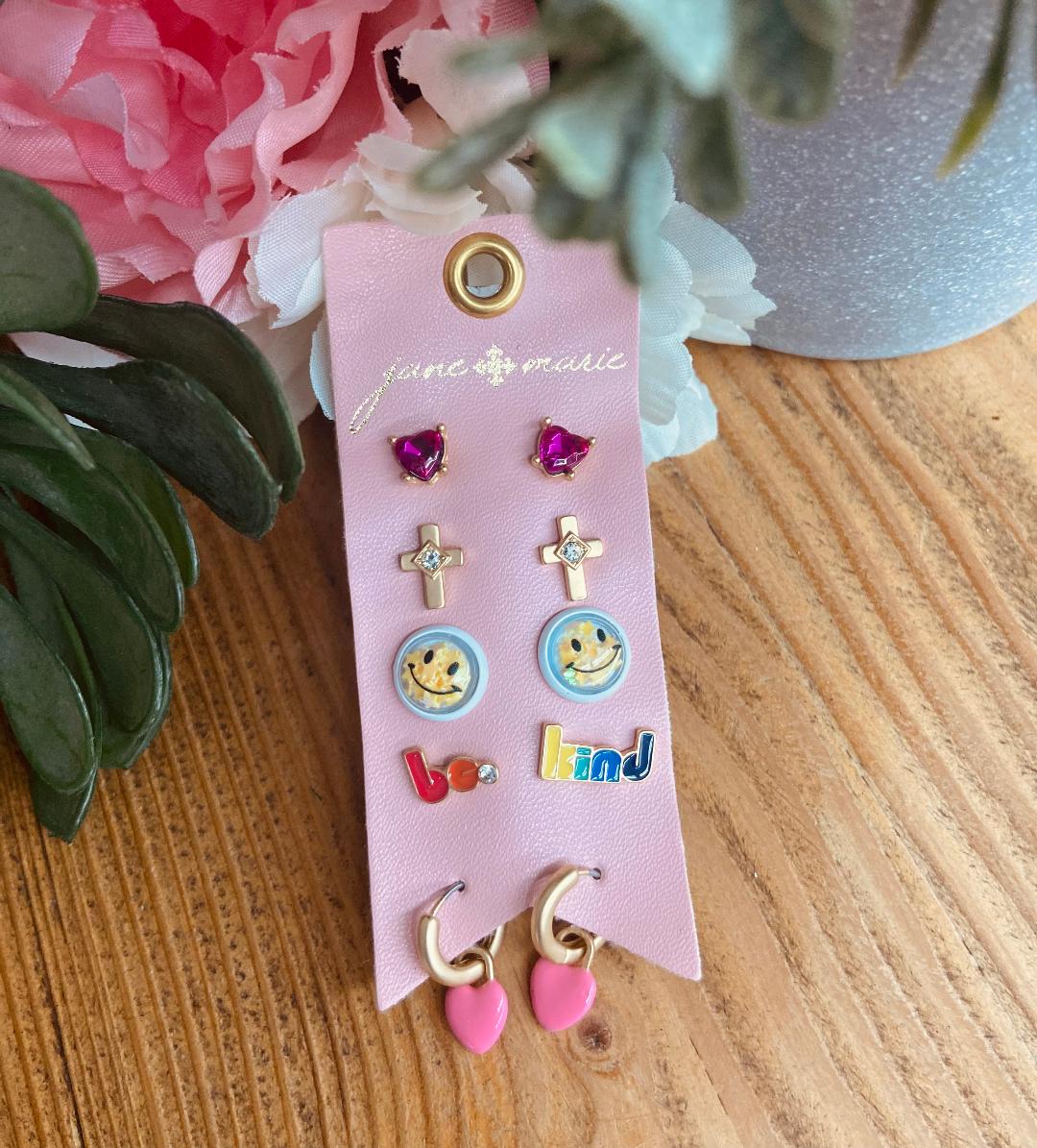 Kids 5 pack Earrings