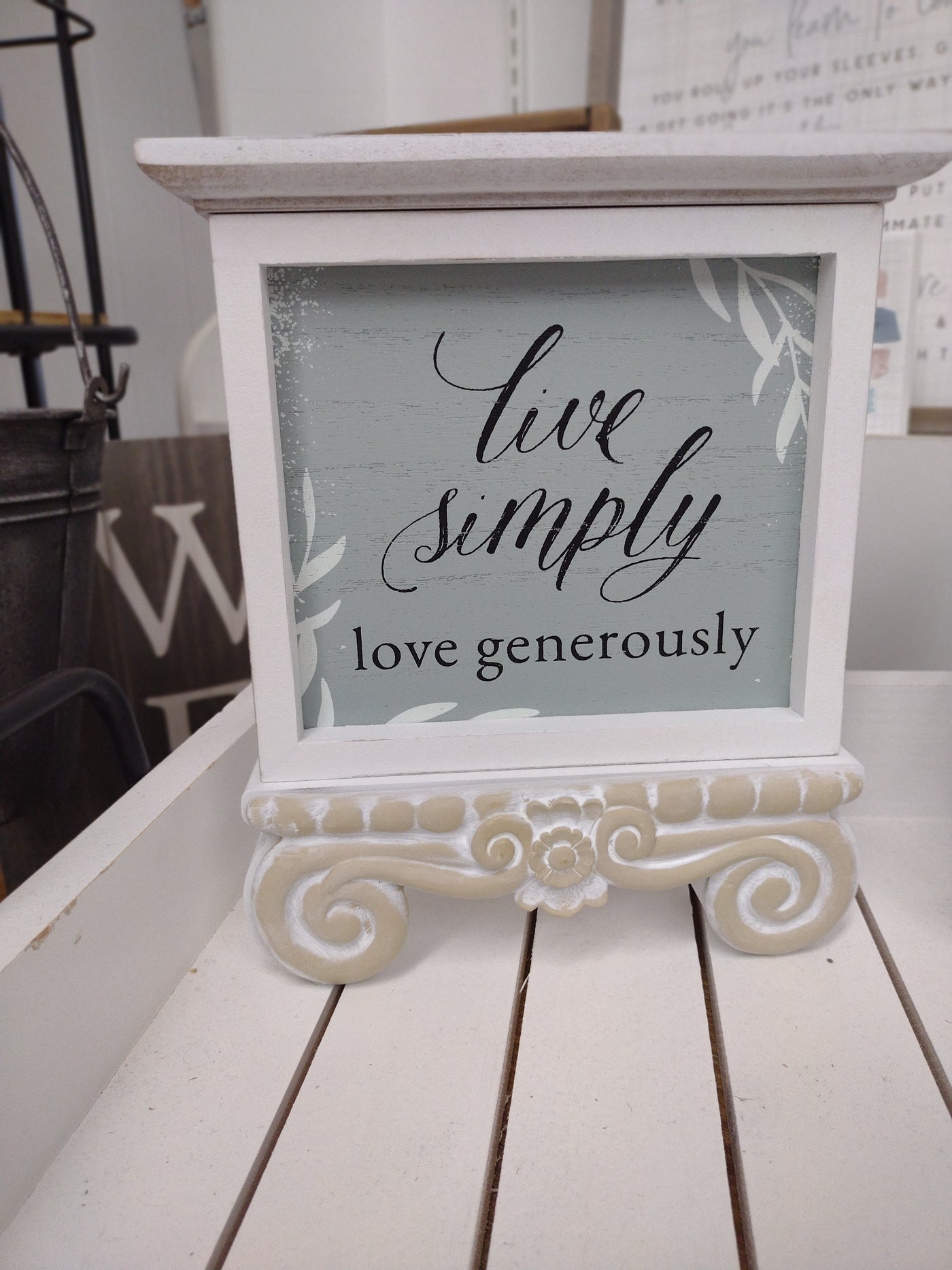 Wood Tabletop Signs