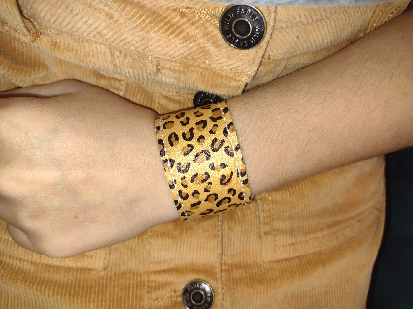 Leopard Slap Bracelet