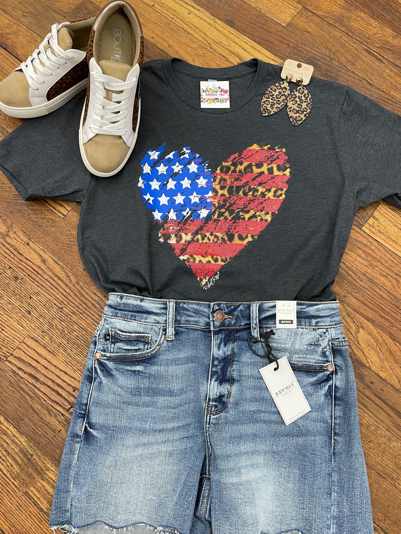 USA Heart Tee