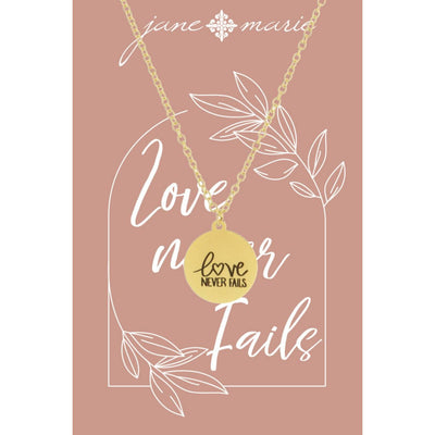 Jane Marie Gold Circle Pendant Necklaces
