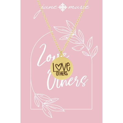 Jane Marie Gold Circle Pendant Necklaces