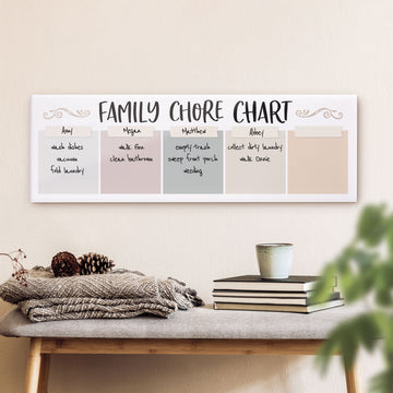 Family Chore Chart Market Board