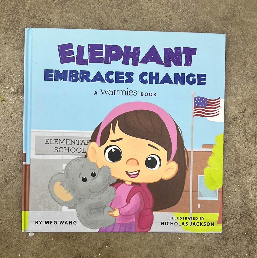 Elephant Embraces Change Warmie book