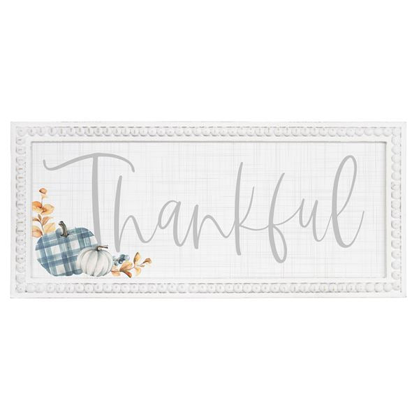 Thankful Blue Gingham