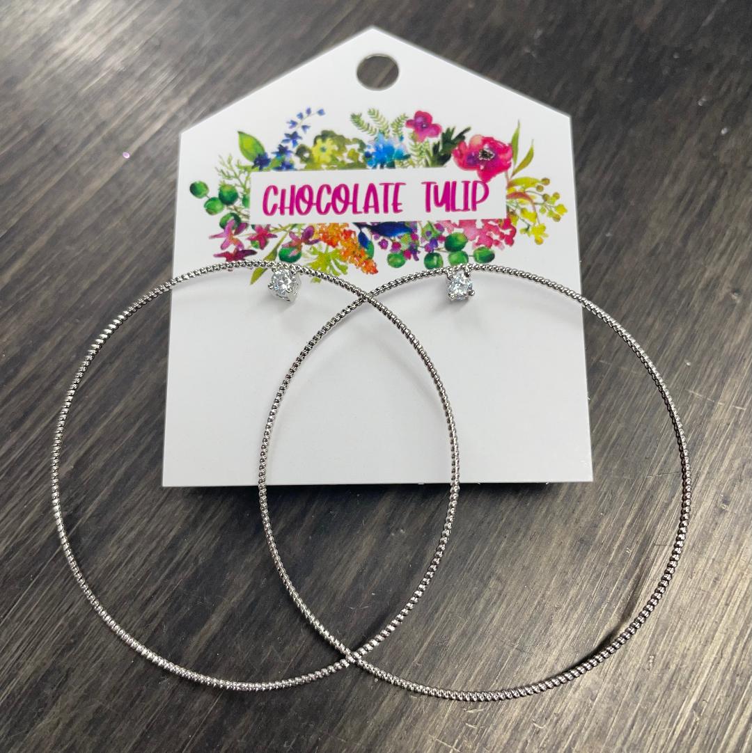 Studded Hoop